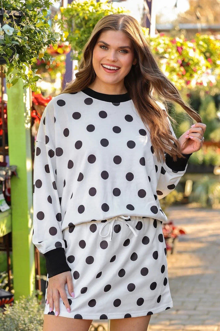 Skort Set Black/White