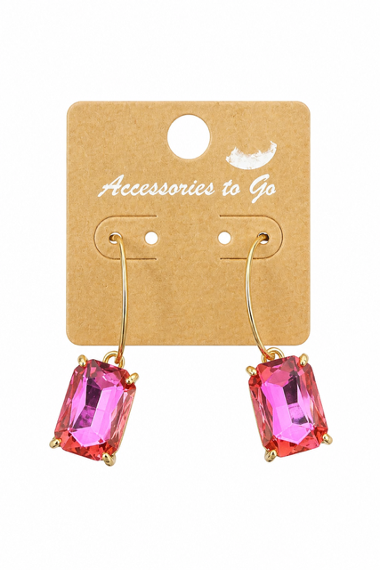 Glass Rect Dangle