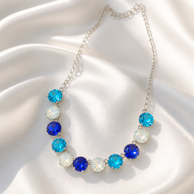 Round Crystal Necklace