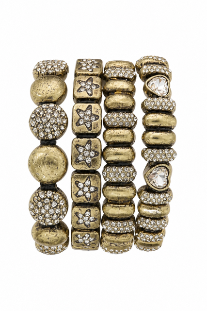 Gold Stretch Bracelet