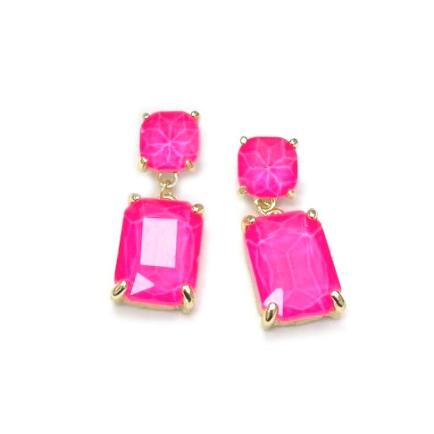 Glass Dangle Earrings