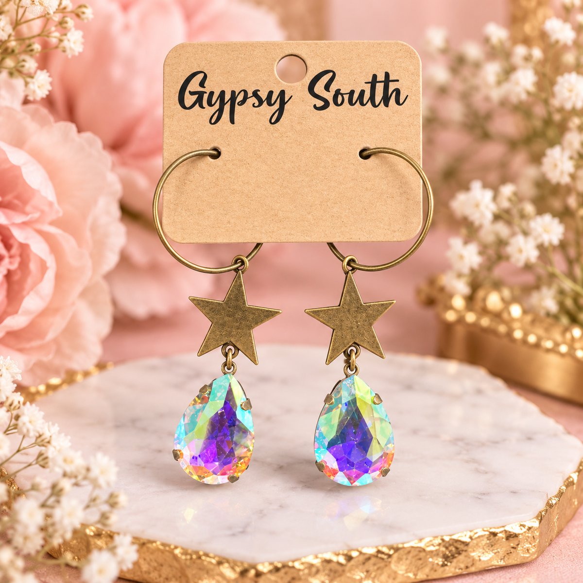 Star Crystal Teardrop