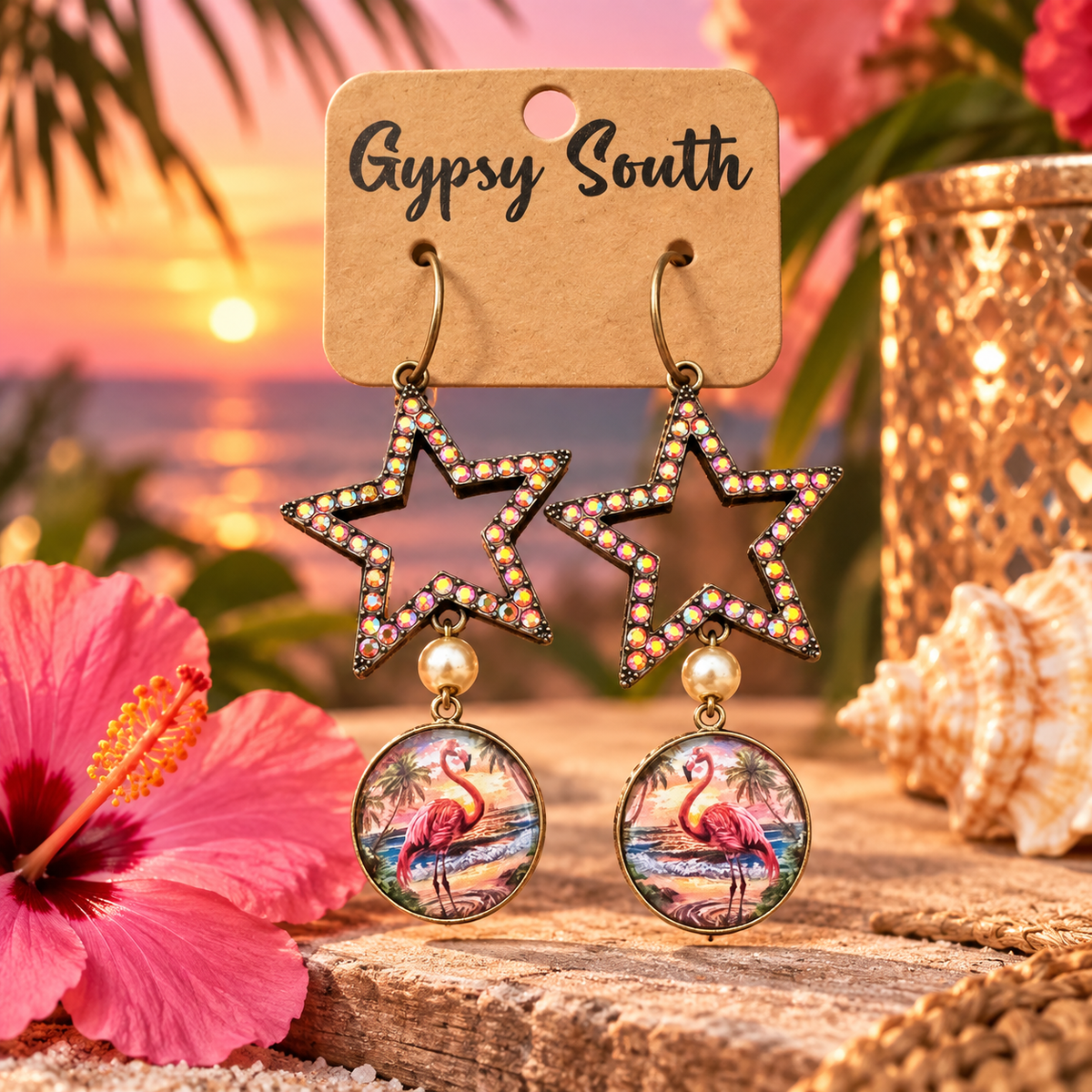 Yellow Butterfly Earrings