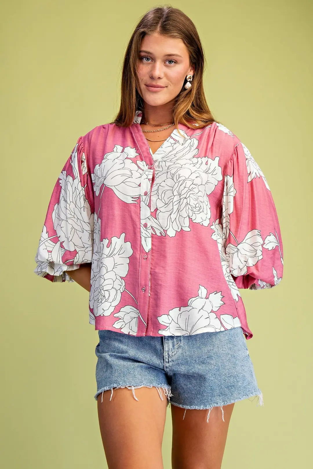 GiGiO Floral Top Rose Mix