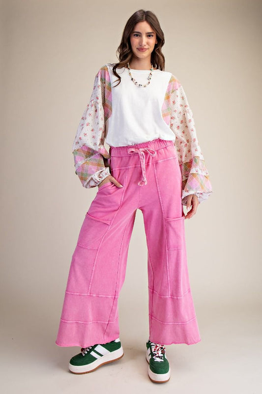 Easel Terry Cloth Pants
