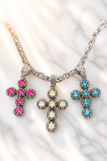 Triple Cross Neck