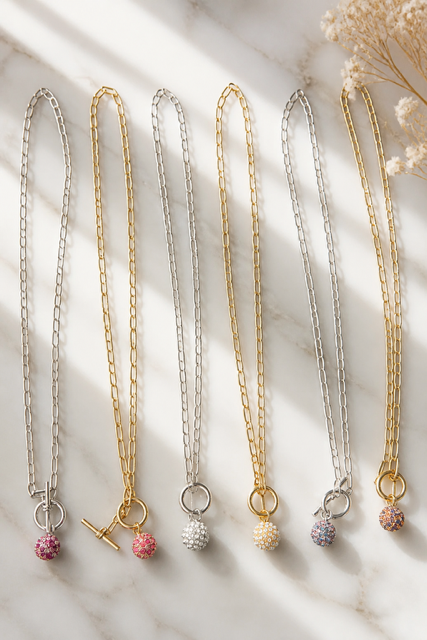 Toggle Ball Necklace