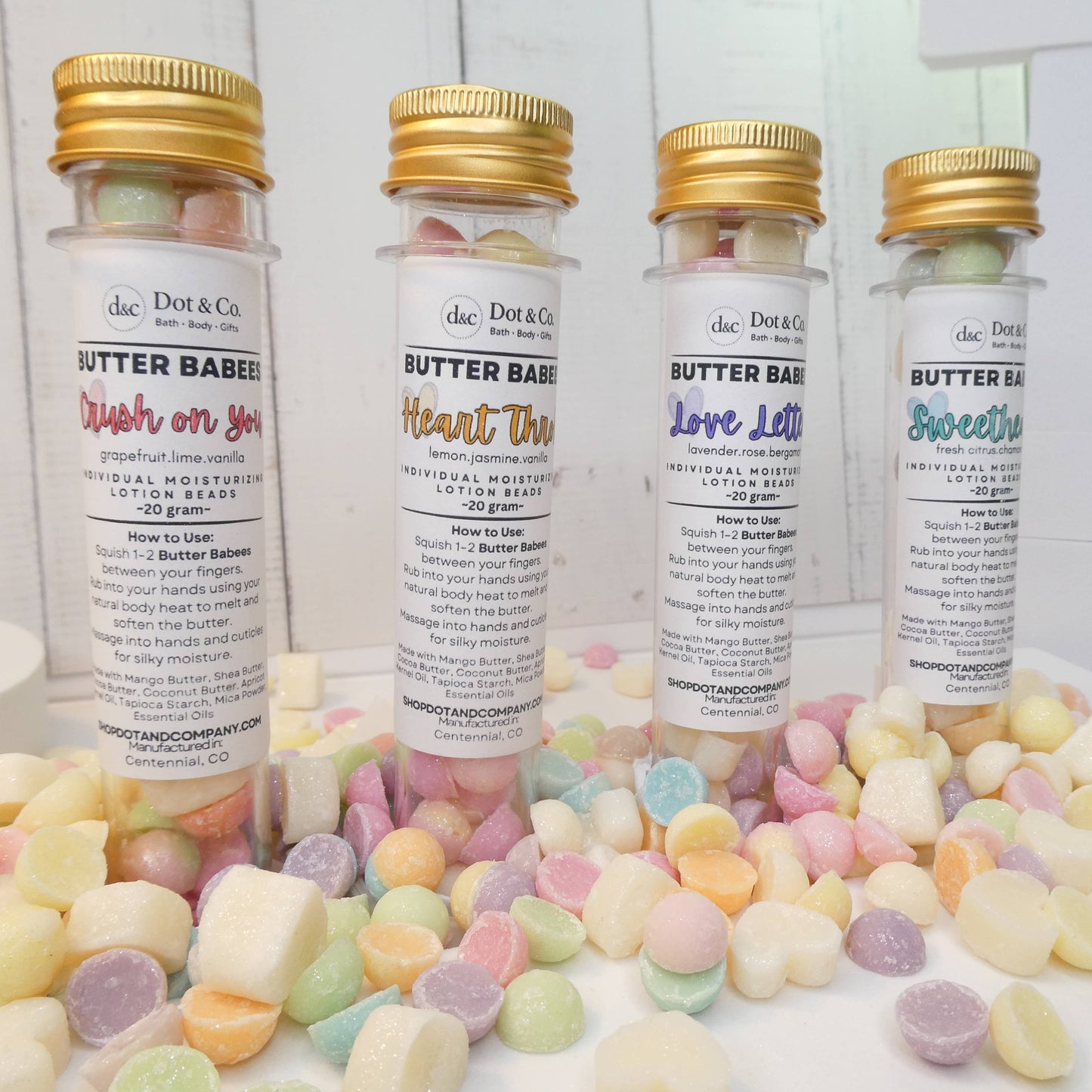 🧡Crush on You- Natural Shea Lotion Beads (Butter Babees): 20gram