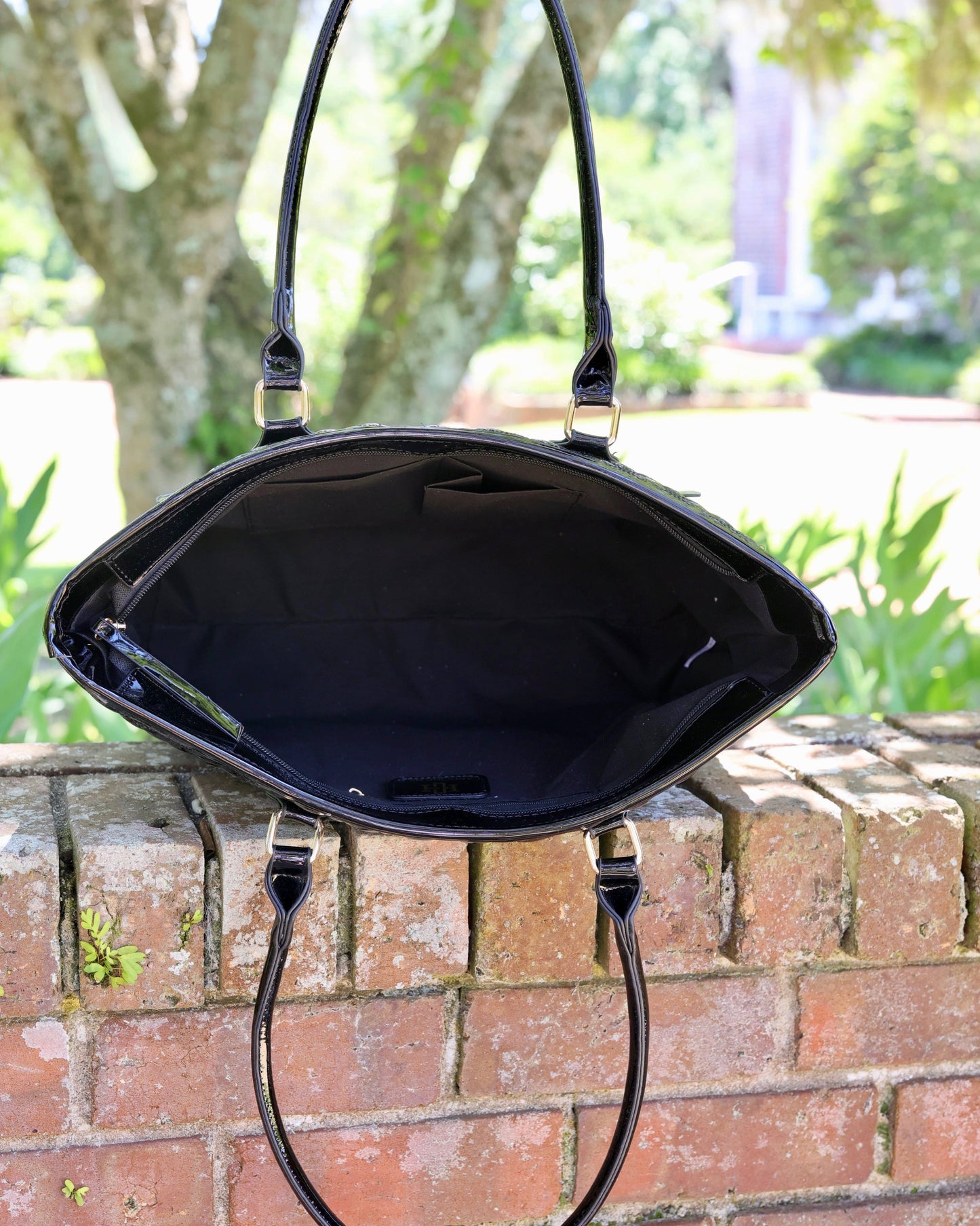 Jayden Tote Black Patent SQ: Default