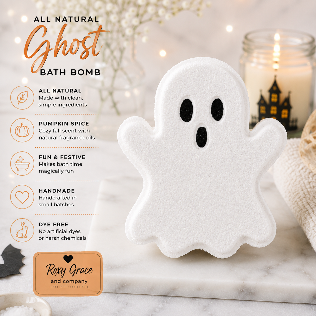 Halloween Ghost Bath Bomb