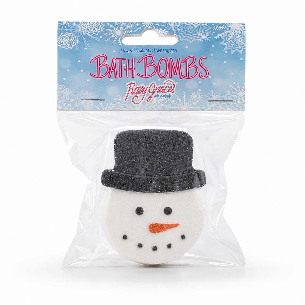 Snowman Bath Bomb, Holiday Kids, Christmas Bath Bomb