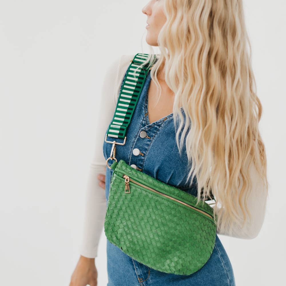 Westlyn Woven Bum Bag *NEW COLORS ADDED*: Brown