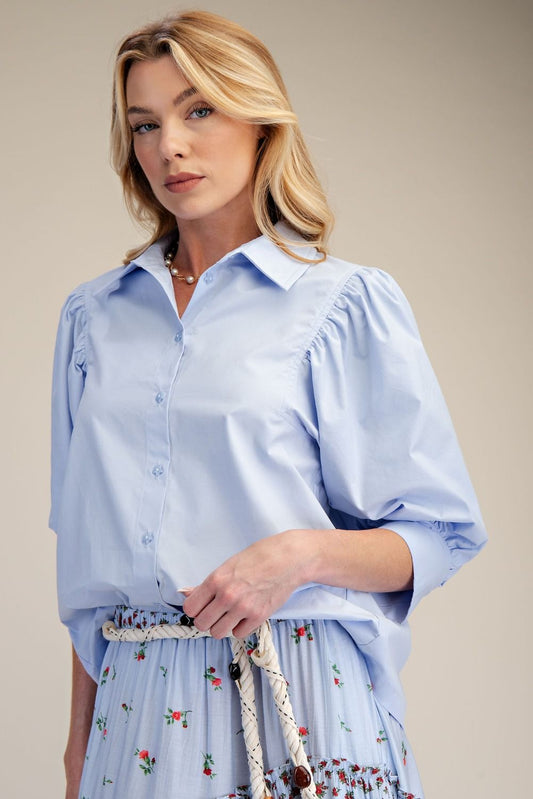 POPLIN SHIRT BLOUSES