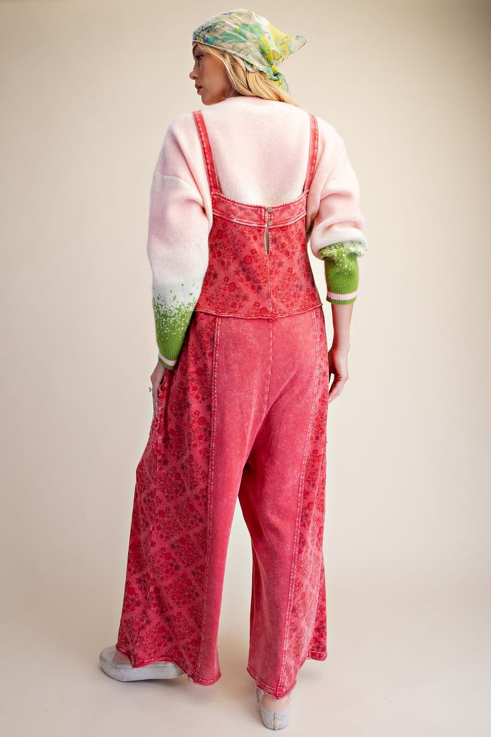 Patchwork Terry Romper