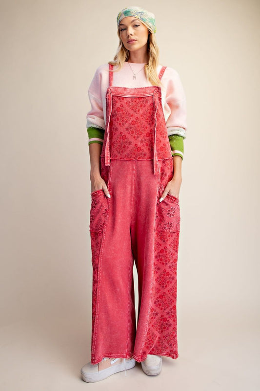 Patchwork Terry Romper