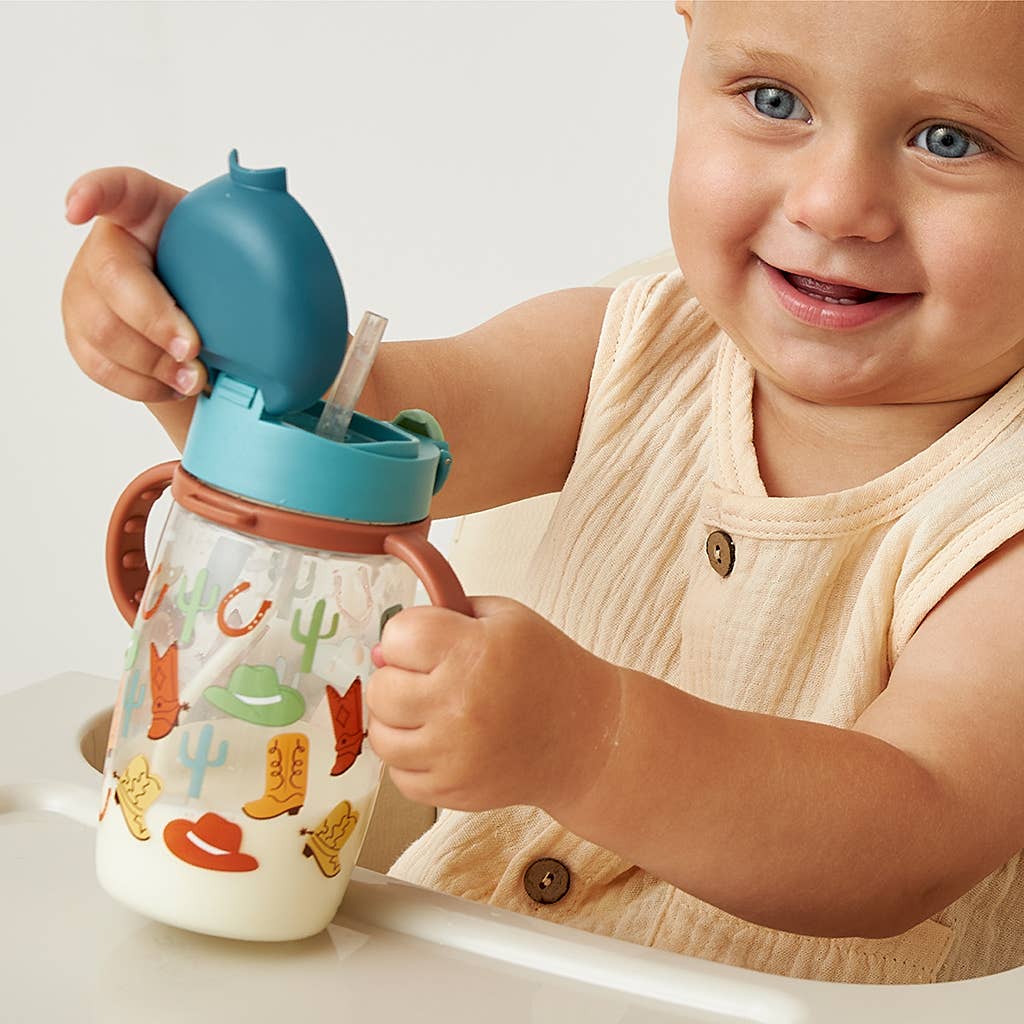 *NEW OPTIONS* Itzy Sips™ - Straw Cup With Snap-Close Lid: Ribbons & Roses