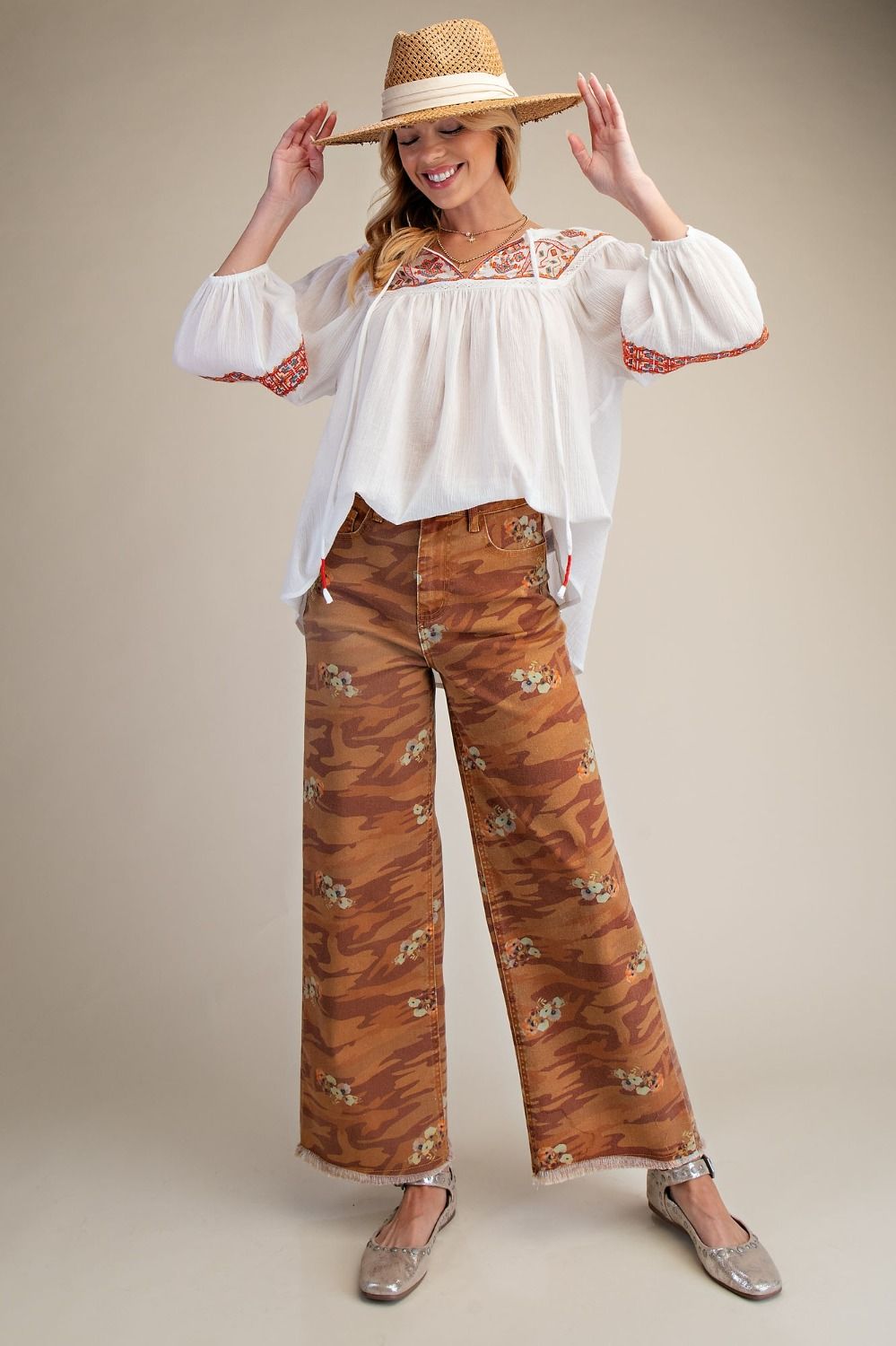CAMO TWILL PANTS