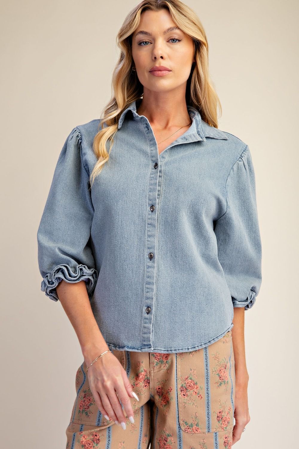 Washed Denim Shirt