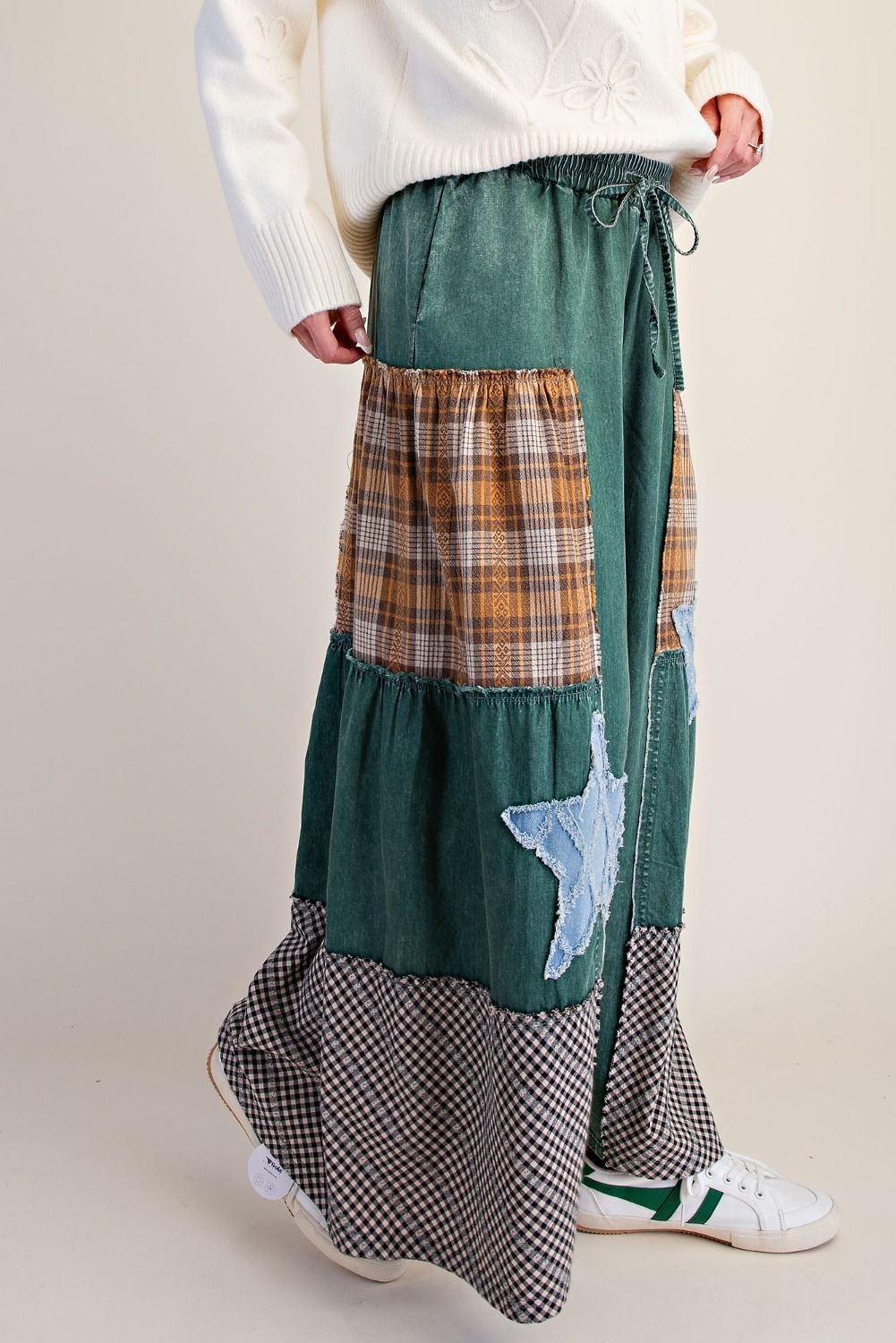 PRINT MIX PALAZZO PANTS
