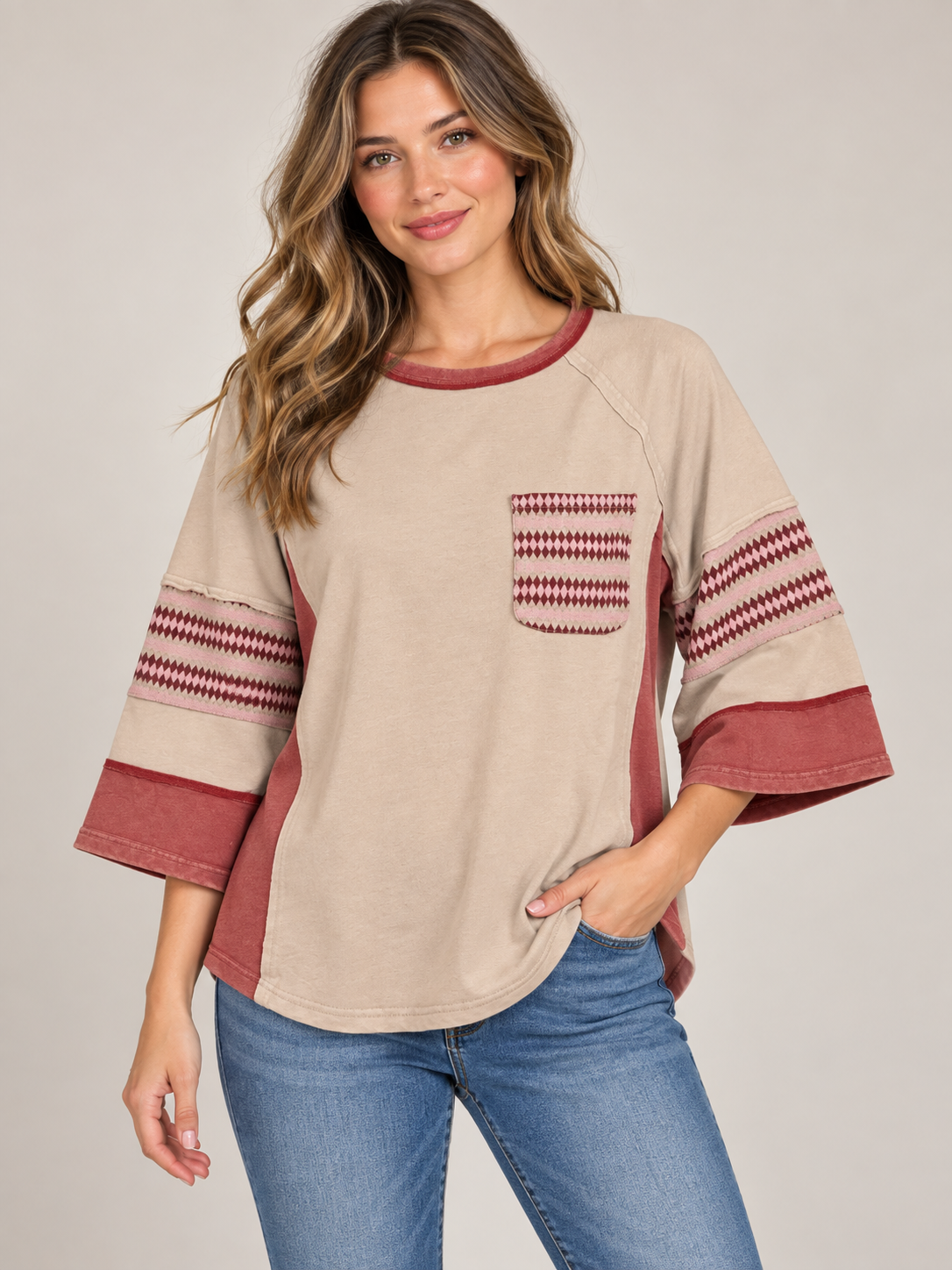 Latte Cotton Top