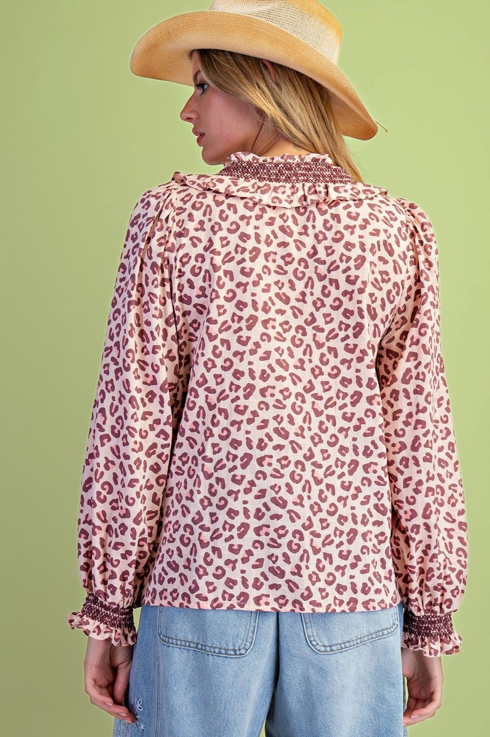 ANIMAL PRINTED BLOUSE