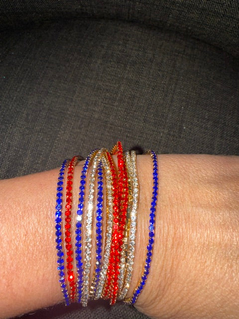 Gold Muti-Strand Bracelet - RWB