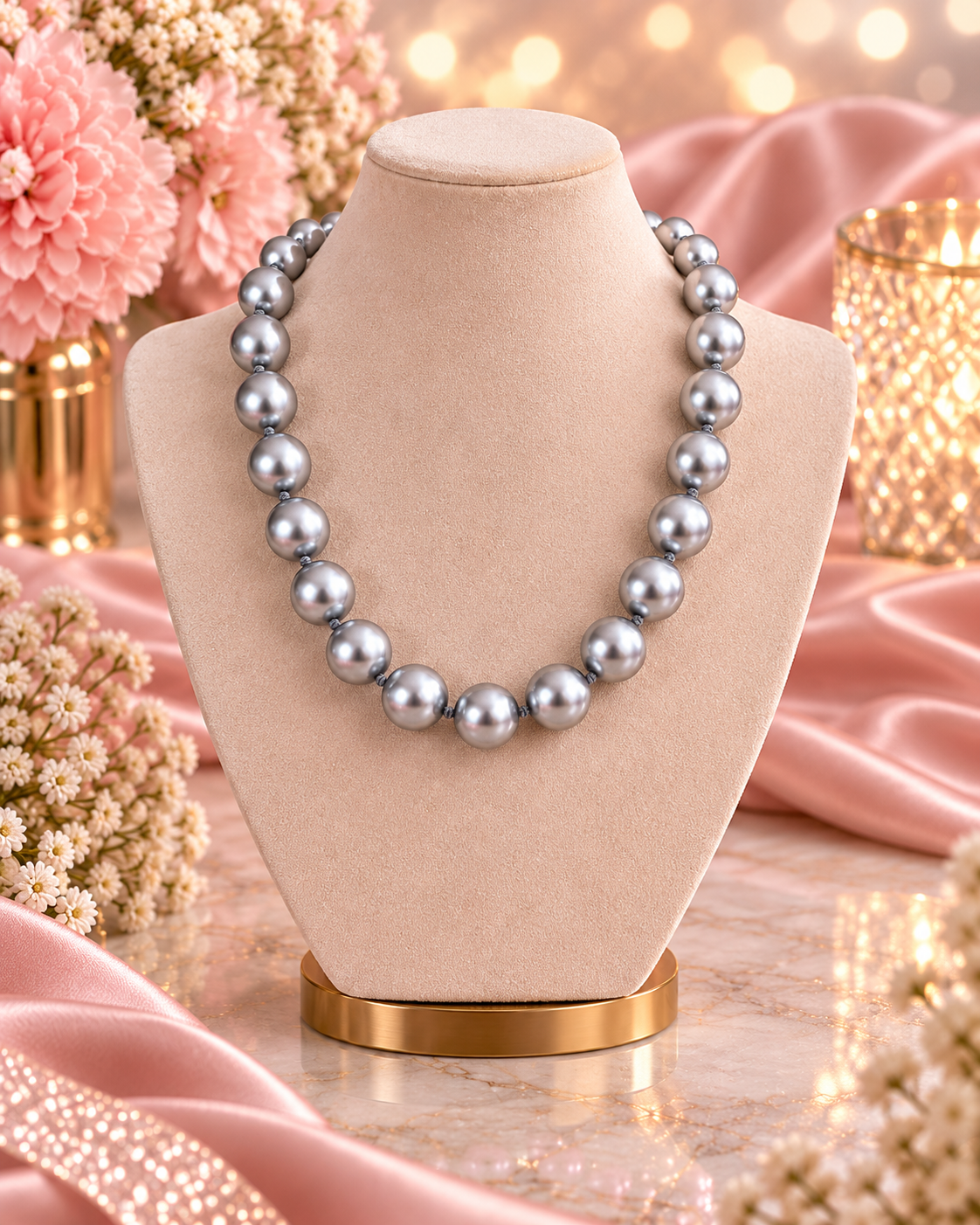 Large Pearl  Necklace